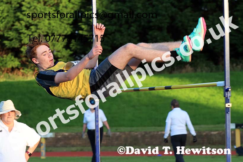 High jump, 2024 NEGP 6, Monkton Stadium,  Wednesday, August 14th.  Photo: David T. Hewitson/Sports for All Pics
